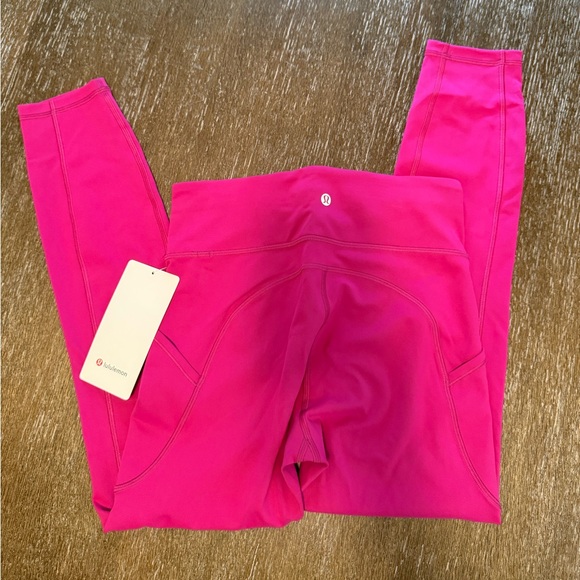 🆕NWT 🍋 Lululemon Invigorate High-Rise Tight 25" 🍋 {Size 6} Ripened Raspberry ⭐️ - Picture 12 of 16
